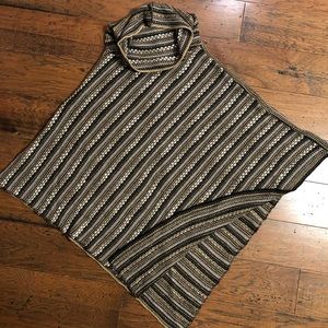 Super soft turtleneck poncho